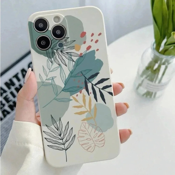 ⚠️Clearance iPhone 12/Pro/Pro Max Leaf Pattern Floral Phone Case SAU - Picture 1 of 2